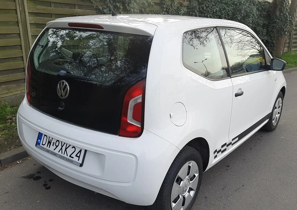 Volkswagen up! cena 21000 przebieg: 199000, rok produkcji 2015 z Wrocław małe 211